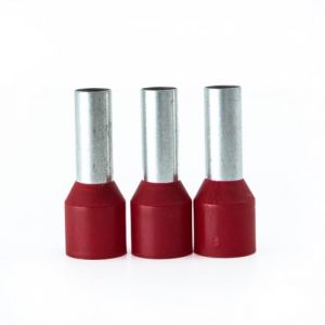 Erko Cosses sertir embout de fil 100 pièces, section transversale du fil 10 mm², longueur 12 mm, cosses professionnelles en cuivre galvanisé avec isolation en polyamide, connecteurs pour électriciens