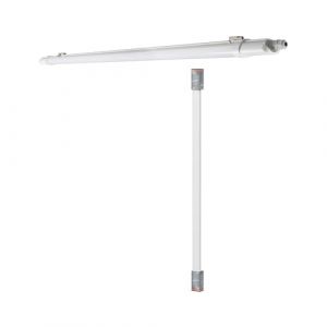 Osram Réglette étanche Submarine Slim 1,2M, 18W, 4000K, IP65, 1600lm, blanc, boîtier en polycarbonate, longueur 1245 mm, pour caves et ateliers