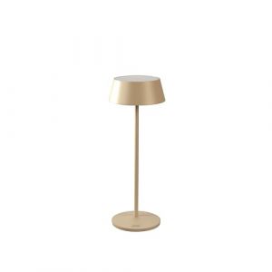 Konstsmide Menton 7839-330 Lampe de table LED sans fil pour int&eacute;rieur/ext&eacute;rieur Sable 11 x 30 x 11 cm