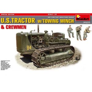 Image de Mini Art Maquette Véhicule U.s. Tractor W/towing Winch & Crewmen