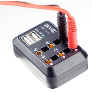 SkyRC Power distributor DC 2,5 (Max 10A + USB 5V 2,1A)