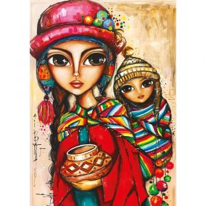 Puzzle 1000 pièces : Maman et Fille