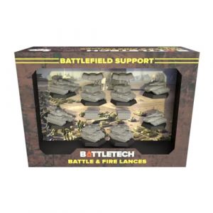 Catalyst Game Labs BattleTech - Forcepack de mercenaires - Support du Champ de Bataille : Bataille et feu - Extension - Jeu de Miniatures à partir de 14 Ans