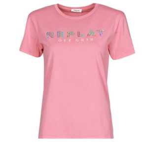 REPLAY T-shirt W3318C Rose - Taille S,M,L,XL,XS