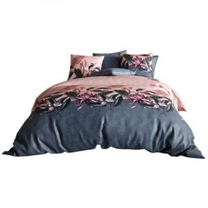 Housse couette + 2 taies 240 x 260 cm Flore