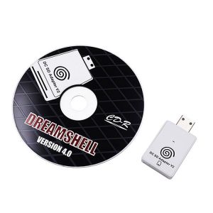Adaptateur de lecteur de carte SD pratique avec CD compatible pour Machine de jeu Dreamcast Dreams ll V4 0