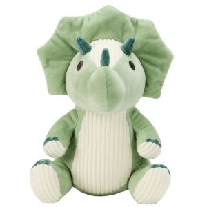 Premaman Peluche Carlos le tricératops 30 cm - Vert