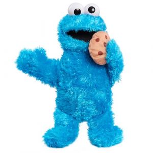 Just Play Spielen Sie einfach Sesame Street 13,5" Nom Nom Cookie Monster Plüsch mit Sounds und Bewegung