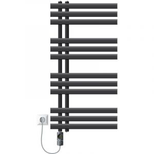 LuxeBath Radiateur Électrique pour Salle de Bain Iron EM, 500 x 1000 mm Anthracite, avec