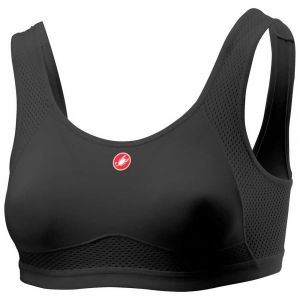 Castelli Women's Rosso Corsa Bra - Maillot de corps de cyclisme taille L, noir