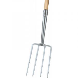 FP Fourche à bécher Inox 4 dents Manche forme T 85 cm - 4005827250047