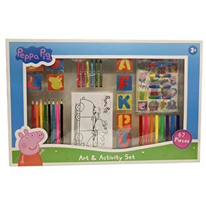 Cypronia BRANDS- Peppa Pig Mega Coffret d'activités Set 67 pièces, GS-67-PG, Multicolore