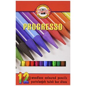 Image de Koh-I-Noor Progresso Set de Crayons de Couleur sans bois