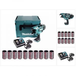 Image de Makita DTR 180 RTJ Connecteur d'armature sans fil 18V Brushless avec 2x 5,0 Ah batterie et chargeur dans Makpac + 25x fil de