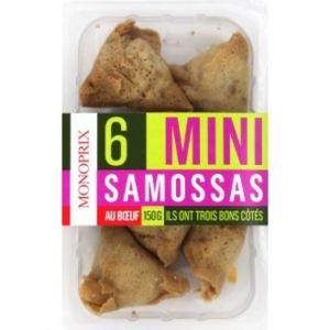 Monoprix Mini samossas au boeuf
