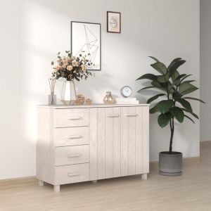 VidaXL Buffet 113x40x80 cm Bois Massif de Pin Blanc