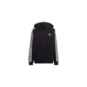 Adidas Sweatshirt à capuche full zip oversize femme Essentials 3-Stripes