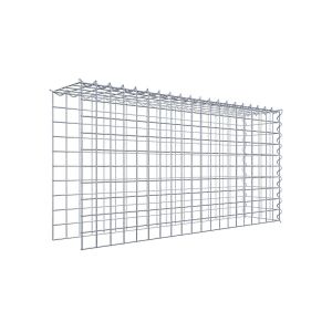 Gabion sur toile type 4 100 cm x 50 cm x 20 cm (L x H x P), maille 5 cm x 5 cm, spirale