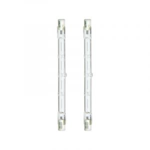 Image de Xanlite Lot de 2 ampoules halogènes culot R7S, 118mm, 2200 Lumens, équivalence 138 W, 2900 Kelvins, Dimmable - PACK2HR7S118118W