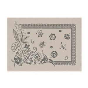 Le Jacquard Français Set de table en, Haute Couture Gris - Couleur Gris - Taille TS