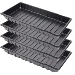 Garronda Plateau de Culture, Bac de Culture en Plastique pour Mini Serre et Semis, Plateau pour Plantes et Jardin, Bac de Germination Étanche, Idéal