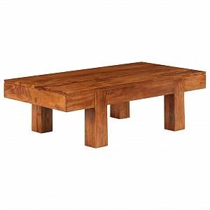 VidaXL Table basse Bois d&#39;acacia et finition en Sesham 100x50x30 cm