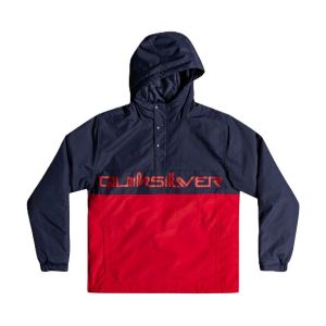 Quiksilver Coupe-Vent Junior - Rouge Et Marine