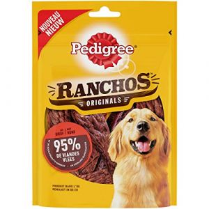 Image de Pedigree Lot de 7 Récompenses riche en bŒuf Ranchos - Pour chien - 70 g