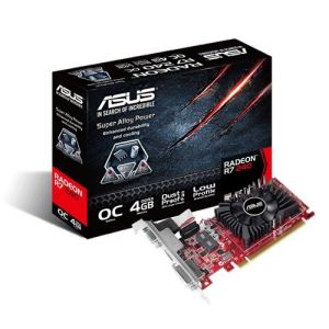 Image de Asus R7240-OC-4GD3-L - Carte graphique Radeon R7 240 OC 4 Go DDR3 PCI-E 3.0 faible encombrement
