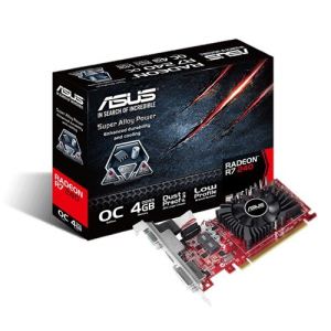 Image de Asus R7240-OC-4GD3-L - Carte graphique Radeon R7 240 OC 4 Go DDR3 PCI-E 3.0 faible encombrement