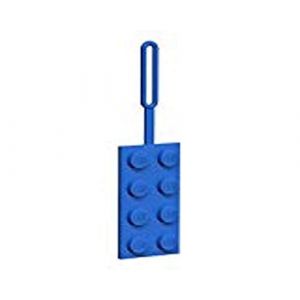 Lego Étiquette de bagage bleue 2x4