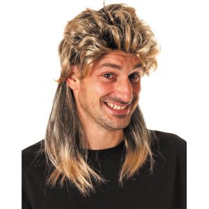 Ruedelafete Perruque Coupe Mulet - Homme