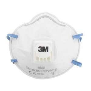 3M Masque 8822 anti-poussi&egrave;re FFP2 avec soupape x 5