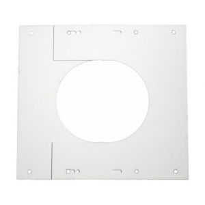 Image de Ten Plaque de finition (set) blanc Ø60/100 -