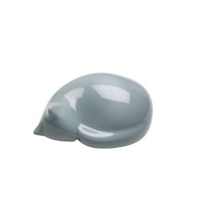 vitra Figurine décorative Resting Cat - grand - bleu clair