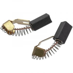 Vhbw 2x Balais de charbon pour moteur 6,25 x 8 x 16mm compatible avec Metabo sb edv 1000/2 s r+l si, sb edv 1015/25 r+l outil électrique