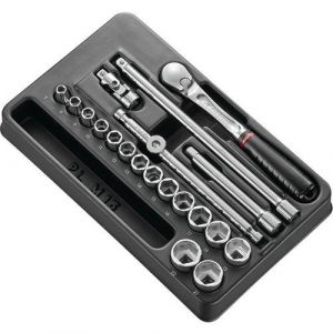 Facom Module douilles 3/8' 6 pans m&eacute;triques - 20 pi&egrave;ces - MOD.JL161-36