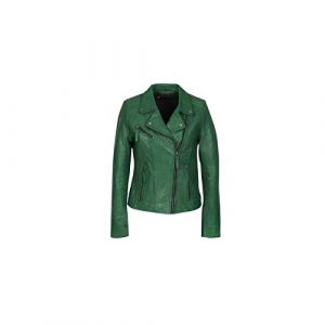 Oakwood Perfecto Femme Cuir Lavé Vert - Vert - XS - Femme - Cuirs - Boutique Seven's
