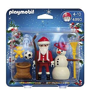 Playmobil 4890 - Père Noël et bonhomme de neige