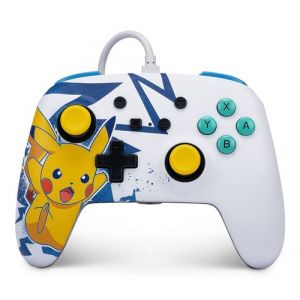 Image de PowerA Manette filaire améliorée pour Nintendo Switch - Pikachu High Voltage