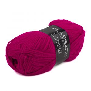 Pelote de fil à tricoter Gagnante fushia - Plassard - Plassard - Mondial Tissus