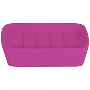 MSV Haïti Porte Savon Céramique Framboise 11,8 x 8 x 3 cm
