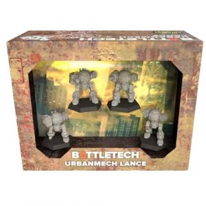 Catalyst Game Labs - BattleTech UrbanMech Lance - Miniature Game - Version Anglaise