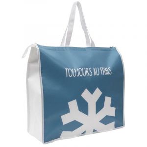 Sac shopping thermique - Isotherme - Bleu - 73x49x20,5 cm
