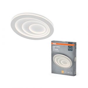 Osram Plafonnier LED ORBIS SPIRAL OVAL 485mm, blanc, 37W, 4000lm, blanc chaud, distribution efficace de la lumière directe, longue durée de vie, module LED non remplaçable, ovale, IP20, 3000K.