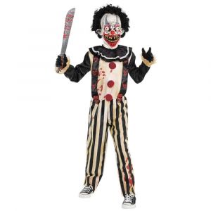 Déguisement clown assaillant horreur sang ado - 12/14 ans - rouge - générique 9902443