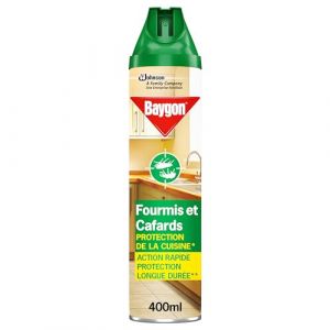 Baygon Insecticide pour cafards et fourmis - La bombe de 400ml