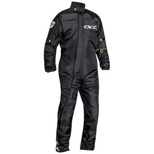 Ixon Combinaison de pluie textile YOSEMITE noir/jaune - S