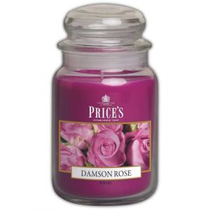 PRICE'S CANDLES - Damson Rose scented candle in large jar Candele 1 pieces unisex
