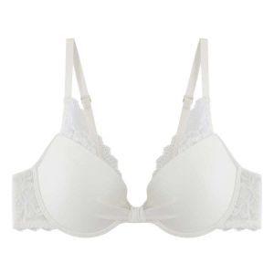 Pomm'Poire Soutien-gorge ampliforme coque moul&eacute;e ivoire Unique